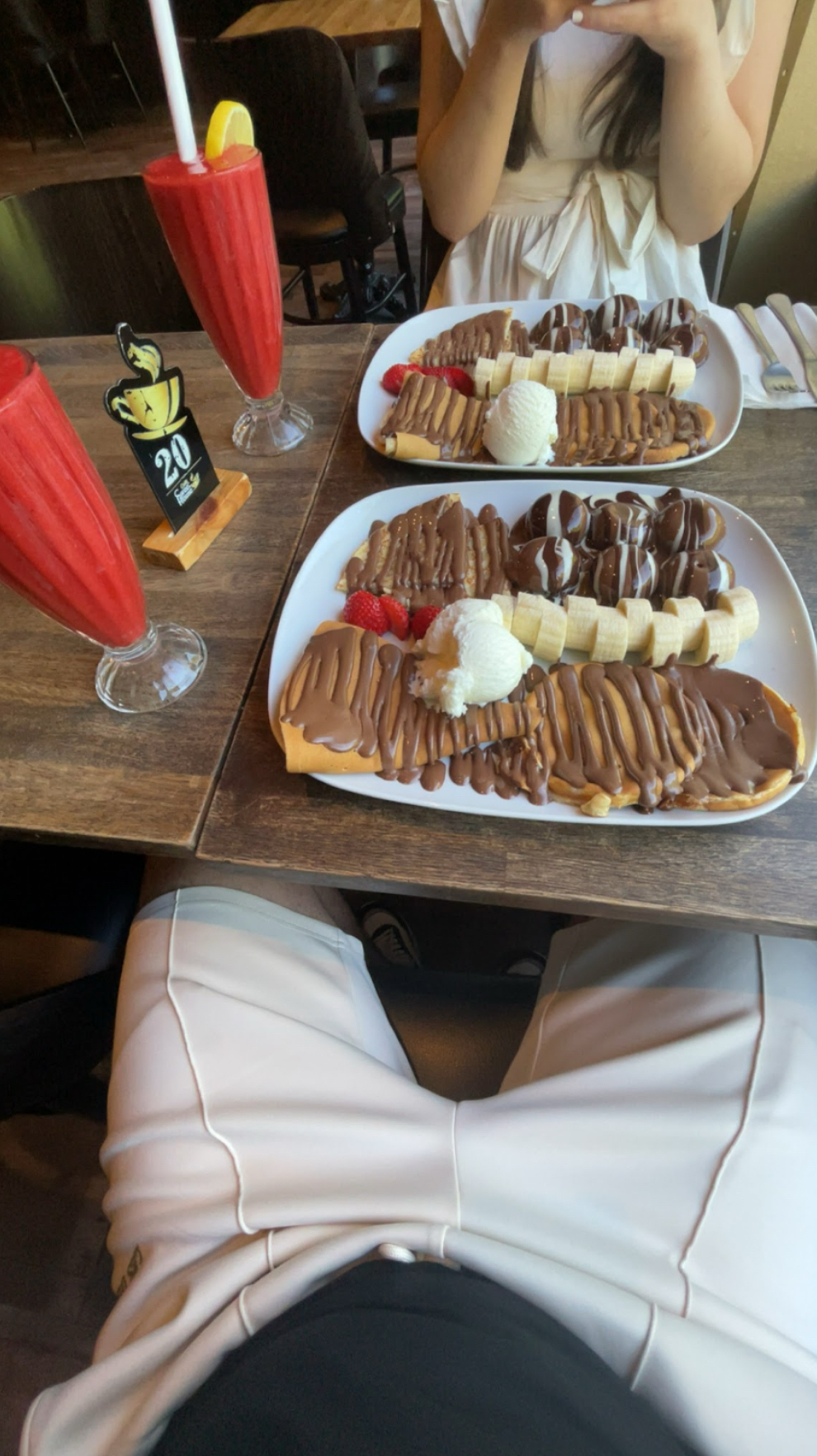 On a date — eating without fear